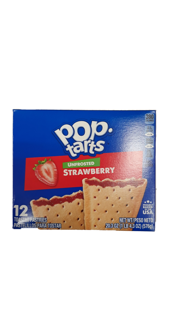 Pop Tarts Strawb Unfrosted 12ct
